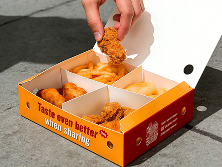 Fried Chicken Box with Dividers