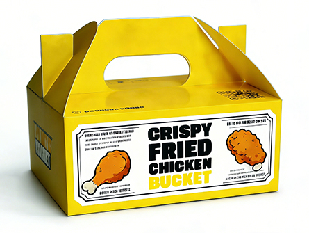 Fried Chicken Box with Free Design