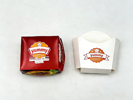 Biodegradable Fried Chicken Burger French Fries Box