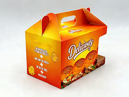 Burger Orange Fried Chicken Box