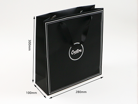 Shopping Clothing Black Paper Bags