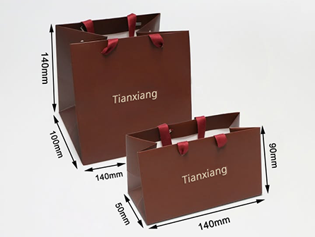 Gold Stamping Printed Paper Gift Bags