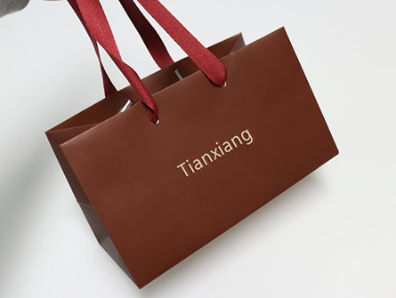 Gold Stamping Printed Paper Gift Bags