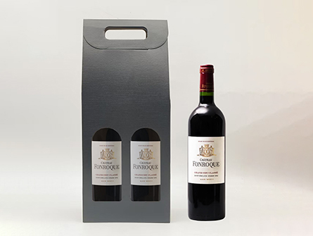 Paper Bag For 2 Wine Bottles