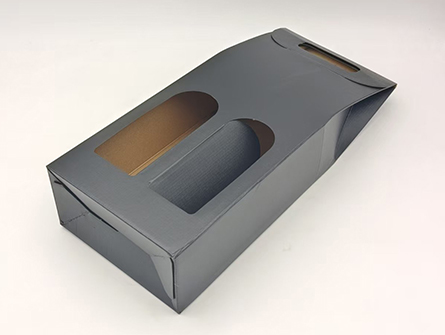 Paper Bag For 2 Wine Bottles