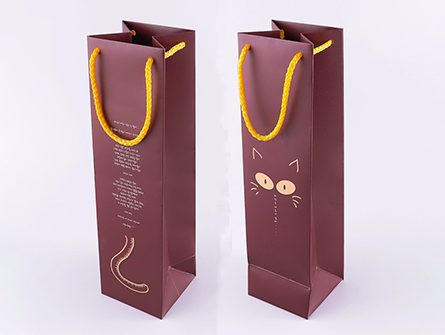 Wine Paper Bag With Logo
