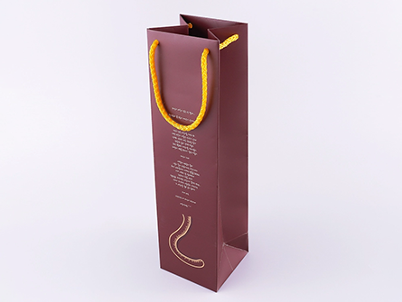 Wine Paper Bag With Logo