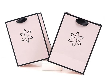 Small Pink Paper Bag For Jewelry