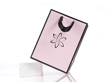 Small Pink Paper Bag For Jewelry