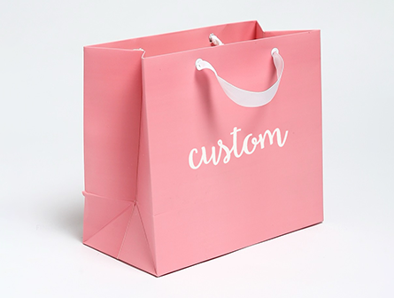 Pink Paper Shopping Bags