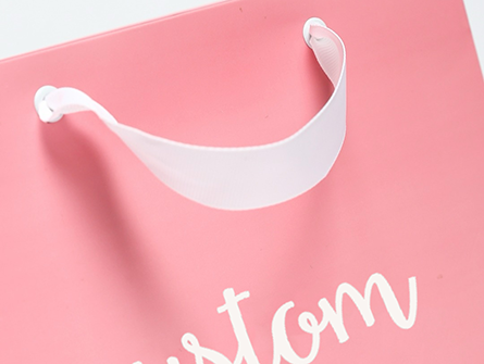 Pink Paper Shopping Bags