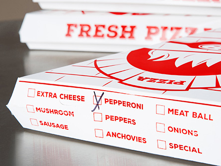 Packaging Triangle Pizza Box