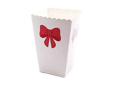 Printed Paper Popcorn Box