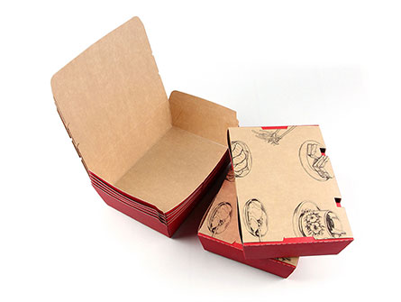 Disposable Kraft Paper Food Box