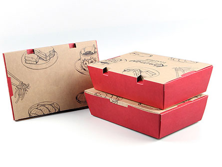 Disposable Kraft Paper Food Box