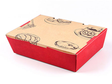 Disposable Kraft Paper Food Box