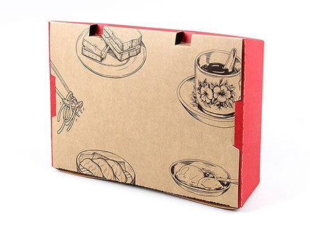 Disposable Kraft Paper Food Box